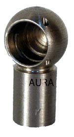 Cages � rotule M8 pour verins tige de diametre  10 ou 14 mm 