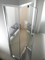 PORTES hammam SAGACE ANGLE - ALU
