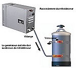 Kit refroidisseur eau de vidange