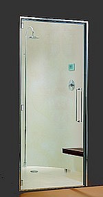 PORTES hammam DESIGN - Gamme SPA - INOX - Haut de gamme et panneaux vitr�s